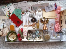 Vintage Ladies Junk Drawer Lot's of FUN Miscellaneous #2