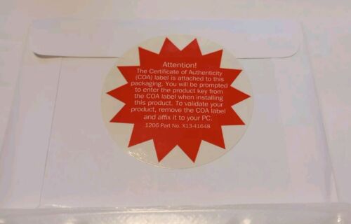 Microsoft Windows Vista Home Premium Express Upgrade CD Disc w/ Instructions New - Picture 3 of 4
