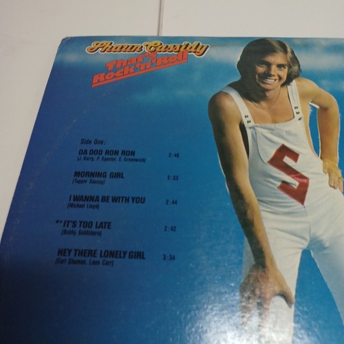 Shaun Cassidy - That’s Rock’n’Roll - 1977 12” Vinyl LP Record - Picture 9 of 12