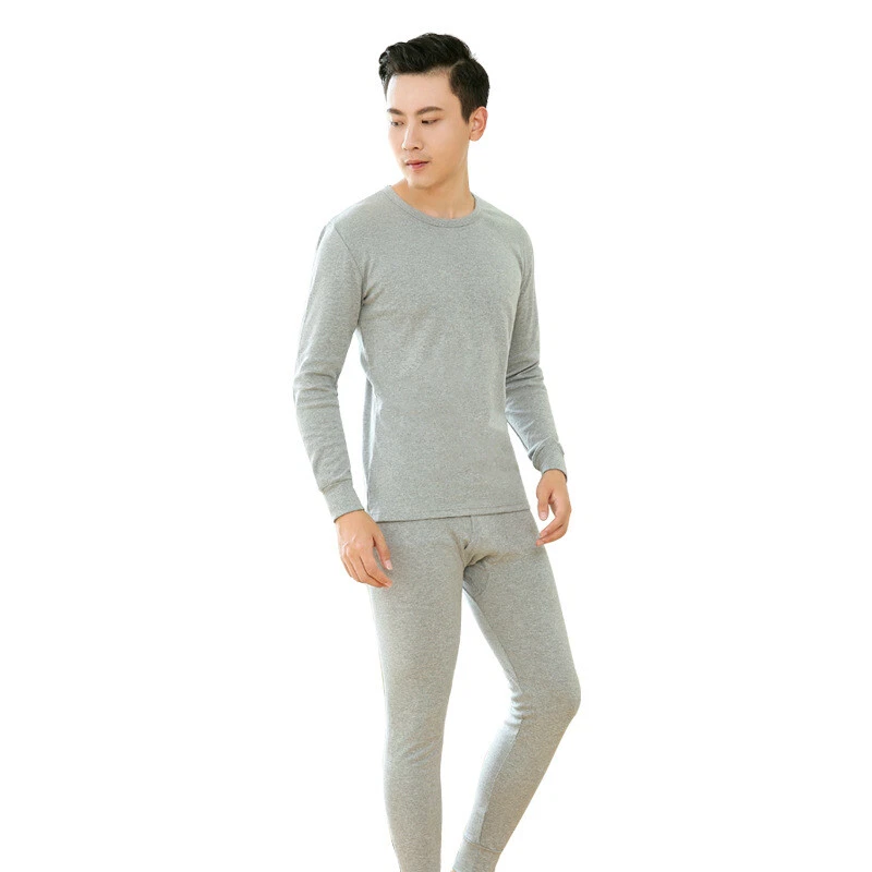 Thermal Underwear for Men Warm Long Johns with Cotton for Skiing Running