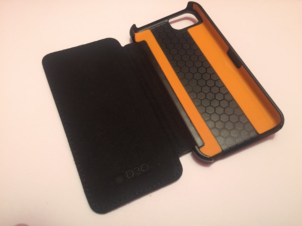 TECH21 D30 Impact Hard Snap On Flip wallet Case book Cover For