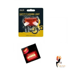 SAFETY FLASHING BICYCLE LIGHT Rear Cycle Tail Lamp Signal Bikes Scooter Prams UK