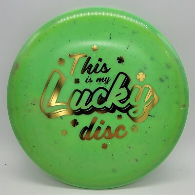 Infinite Discs S-Blend Splatter Anubis This is My Lucky Disc Green/Gold 180g