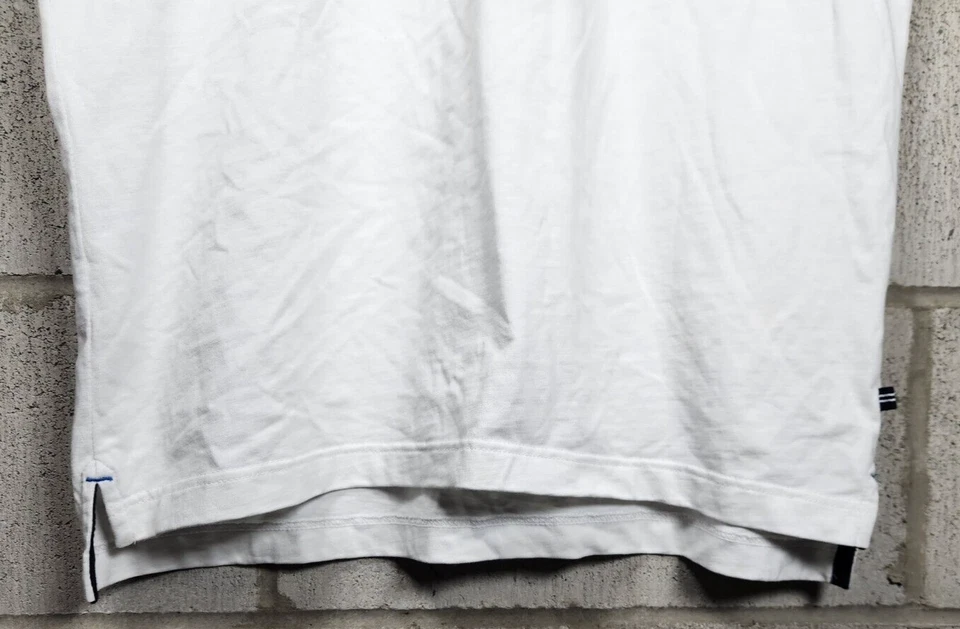 Nautica Brazil Mens Slim Fit polo Size Large Black and White - Image 4 of 4