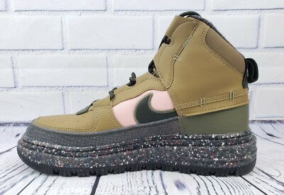 Nike Men's Air Force 1 Boot NN Brown Kelp - Size 9.5 (DD0747-300