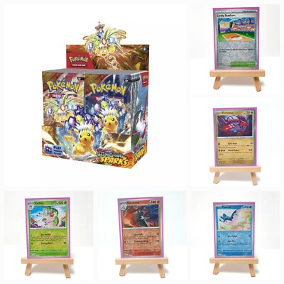 Pokemon Surging Sparks SSP EN Einzelkarten Reverse und Holo Near Mint in Sleeve
