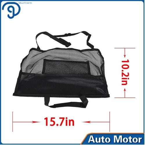 For Universal Car Seat Back Holder Elastic Black Net Pocket Storage Organizer - Picture 13 of 15
