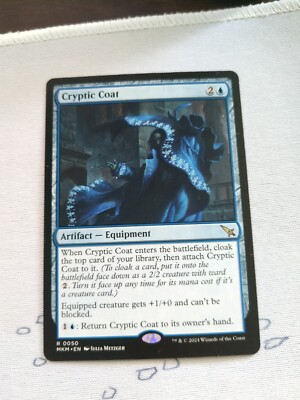 cloak the top card mtg Cryptic Coat Illustrated by Josu Hernaiz All Magic Moldervine Cloak | Ravnica Remastered