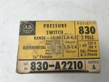 Lot of 8 Allen Bradley 830-A2210 Pressure Switch 2 Pole Series A NEW in box