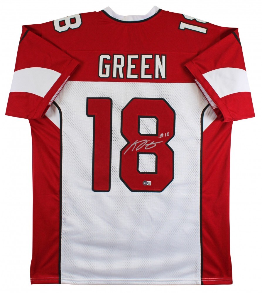 A.J. Green Autographed Signed Arizona Cardinals A J Green Arizona Cardinal Red Jersey (Beckett) 7xPro Bowl Wide Receiver 