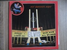 RARE! VINYLE LP 33 TOURS "ELVIS PRESLEY : HOT SUMMER NIGHT" Danemark - 1985