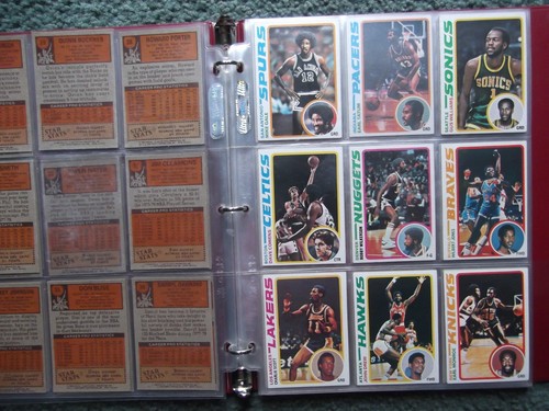 1978-79 TOPPS BASKETBALL NEAR COMPLETE SET LOT(119/132)w/STARS,RC's,HOF - Picture 6 of 16