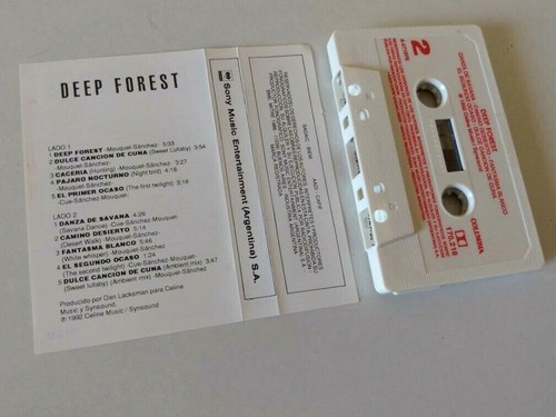Deep Forest - Rare Cassette Tape Argentina Pressing EXC Condition Enigma Cretu - Picture 3 of 3