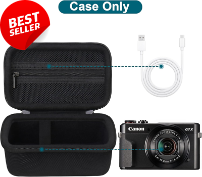 Canon カメラ用ケースと付属品セット Hard Shell Digital Camera Case | ProCase – Procase