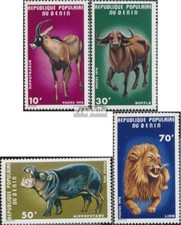 bénin 71-74 (complète edition) neuf avec gomme originale 1976 mammifères