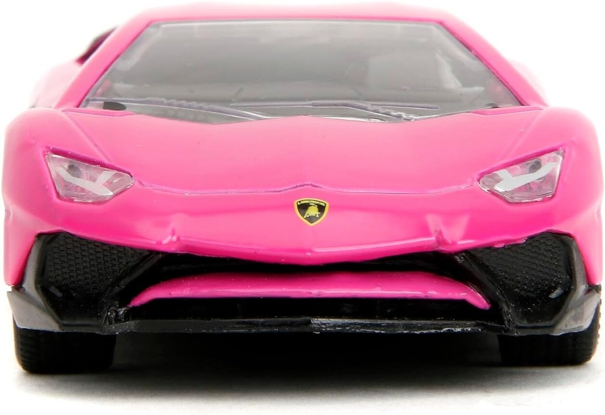 Jada 1:32 Pink Slips Lamborghini Aventador - Hot Pink