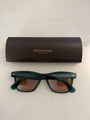 OLIVER PEOPLES OLIVER SUN LIMITED EDITION 51mm in DK Teal/ Cognac
