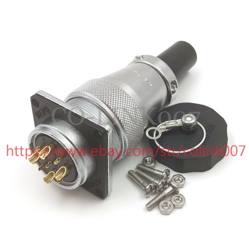WS28 9 Pins Aviation Connector,Bulkhead Connector Signal Power Cable Connector - Picture 6 of 6