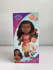 Disney Princess Moana 14” Inch Singing Doll includes Animal Friends Pua & Heihei