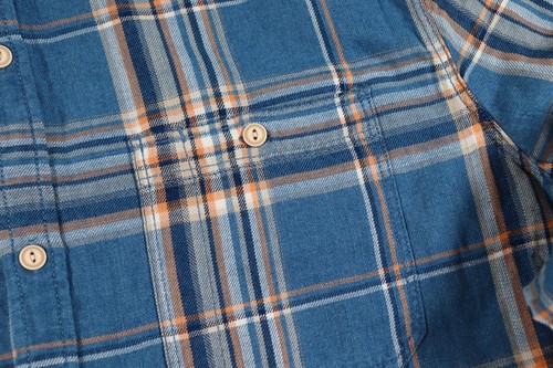 FAT FACE STOKE CHECK COTTON LONG SLEEVE SHIRT - INDIGO BLUE 974509 - MEN 4XL - Picture 10 of 22