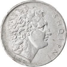 [#902404] Münze, Albania, Lek, 1930, Rome, SS, Nickel, KM:5