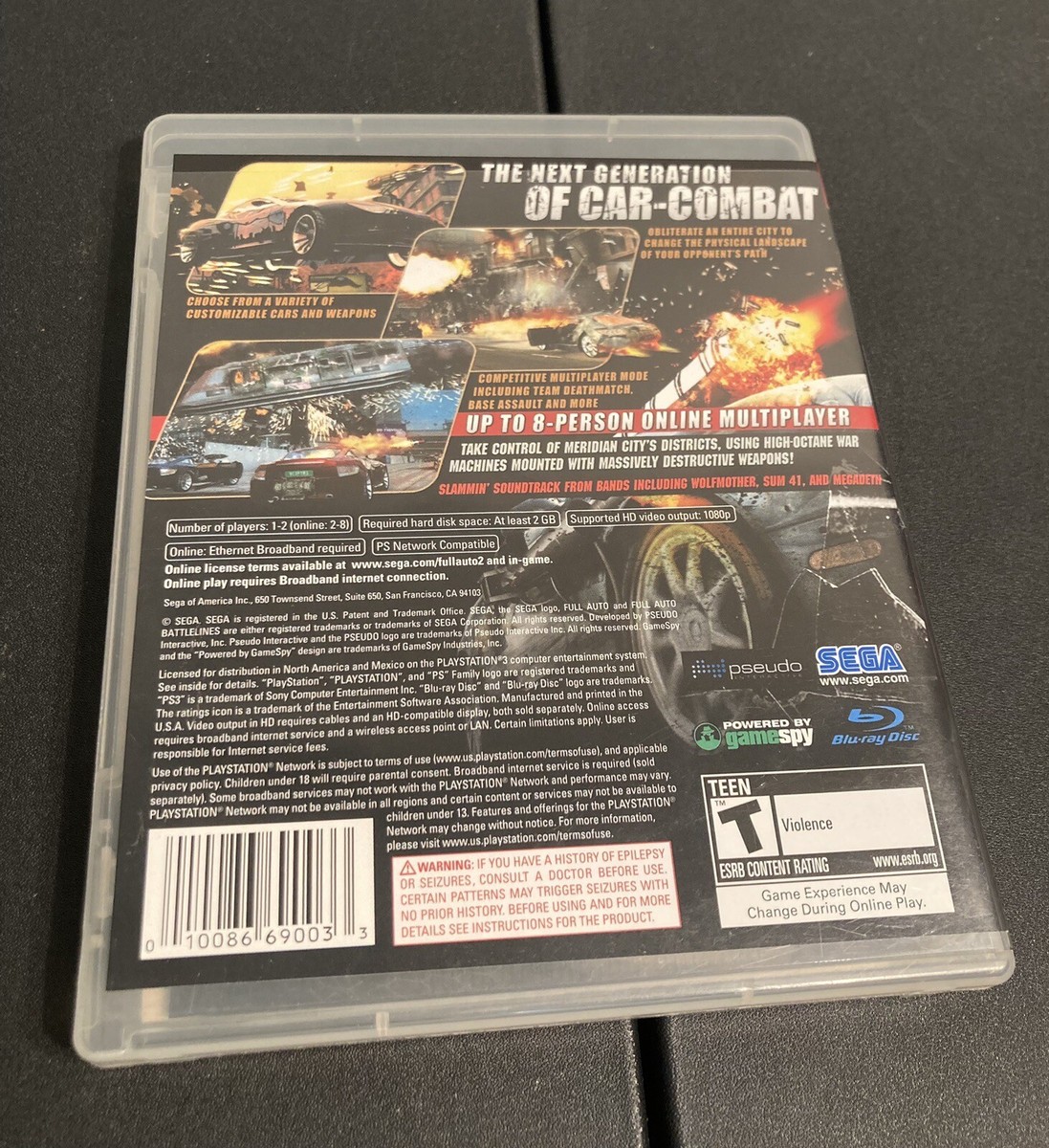 Full Auto 2: Battlelines - Sony PlayStation 3 PS3 ( W Manual In