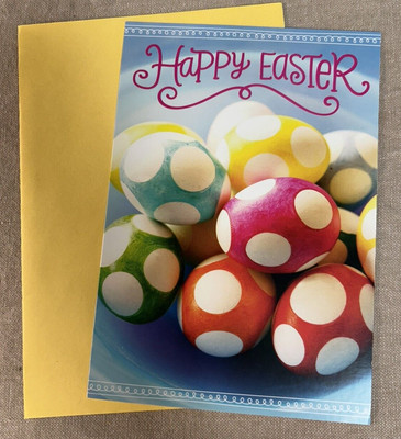 Happy Easter Card w/ Envelope ~