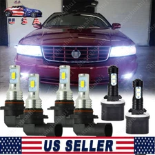 For Cadillac Seville 1998-2004 6pcs 6000K LED Headlight + Fog Lights Bulbs Combo