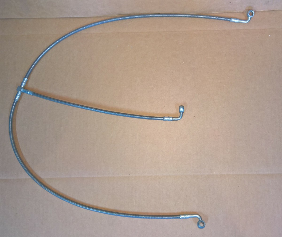 CRG Shifter Kart Front Brake Line Hose Set NEW CLEAR Inox