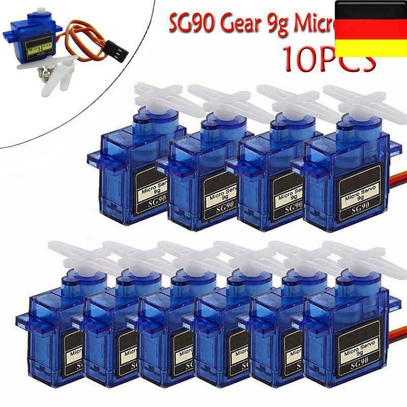 10X Mini Micro SG90 Servo Motor 9G Für RC Hubschrauber Flugzeug Arduino Control