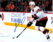 JACOB BERNARD DOCKER OTTAWA SENATORS 8X10 AUTOGRAPHED PHOTO COA / NORTH DAKOTA