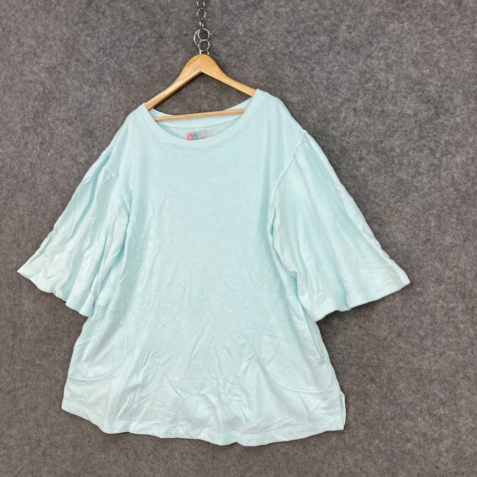 Free People Womens Tunic Beach Top Size S Small Oversized Boat Neck 9830 - Image 2 of 4