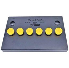 1966-1974 Dodge Plymouth A B E-body Mopar Battery Cover Set 6 Yellow Caps New 1966-1974 Dodge Plymouth A B E-body Mopar Battery Cover Set 6 Yellow Caps New