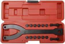 Adjustable Variable Pin Spanner Wrench Drive Fan Clutch Pully Holder Wrench Tool