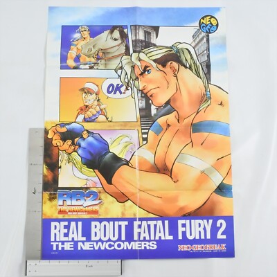 RB2 Real Bout Fatal Fury 2 - POSTER - Art Print Size B2 SNK Neo