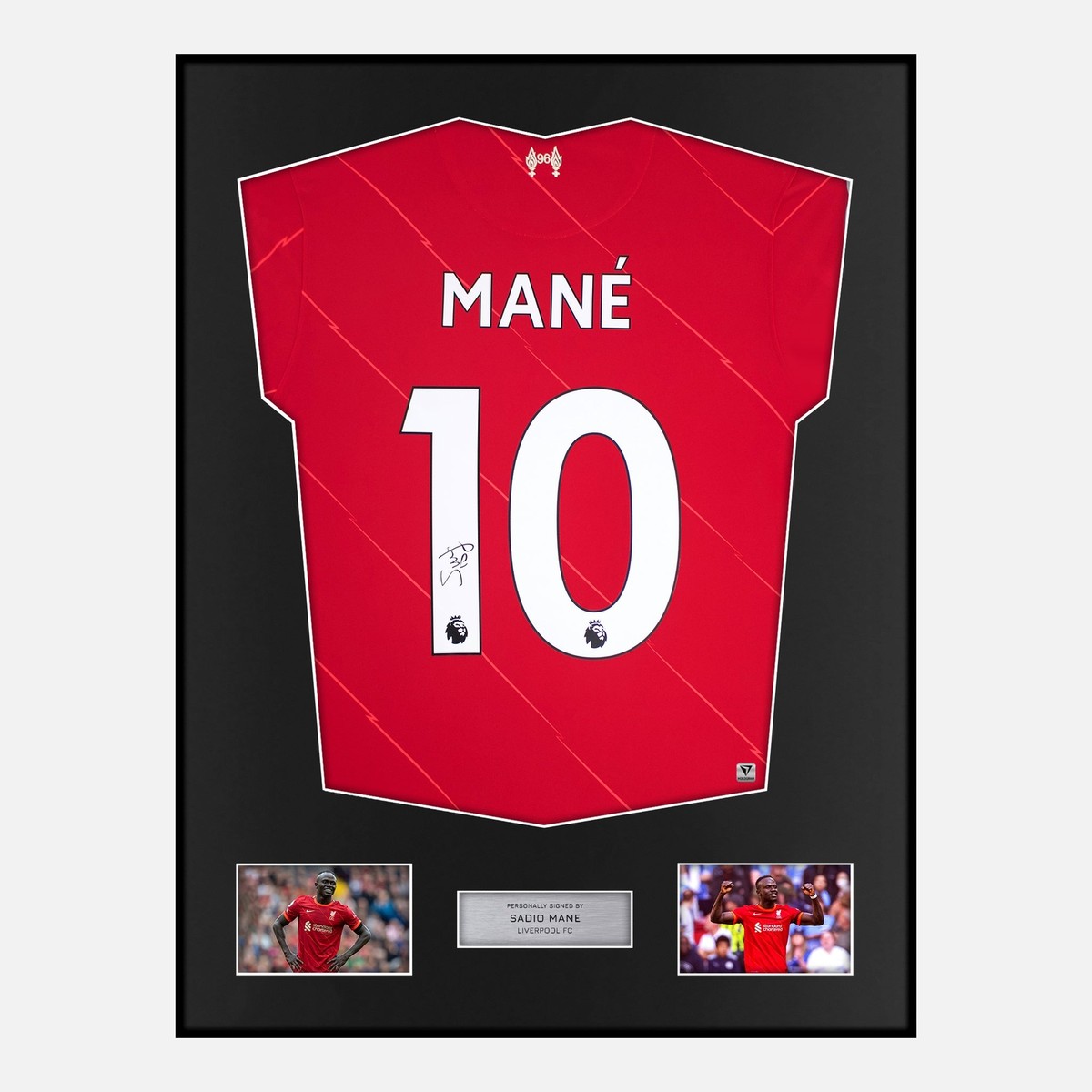 Lfc Signed Mane Shirt Sadio Mane Signed Framed Liverpool Jersey