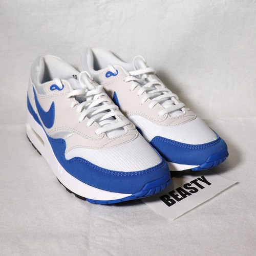 Nike Air Max 1 OG 86 White Royal Blue Men Sneakers Size US 10 New Rare - Picture 11 of 13