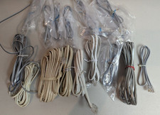 LOT VARIOUS Landline Phone Telephone Fax Line Cords