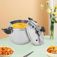 27.47Qt Stainless Steel Pressure Cooker, Pressure Cooker, Pressure Stewing Pot