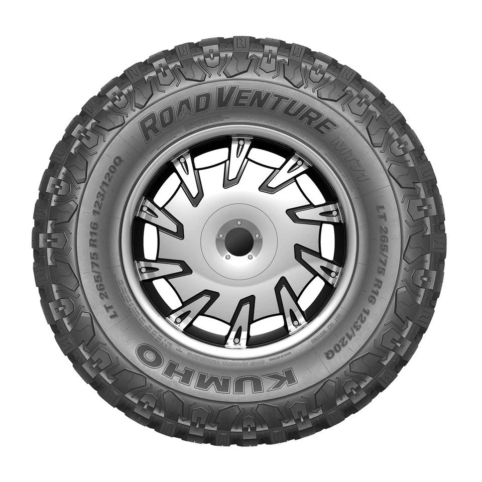 1 New Kumho Road Venture Mt71  - Lt235x85r16 Tires 2358516 235 85 16 Foto 3 de 4