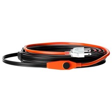 24FT Pipe Heating Cable 7W/FT w/ Built-in Thermostat, IP68 Waterproof