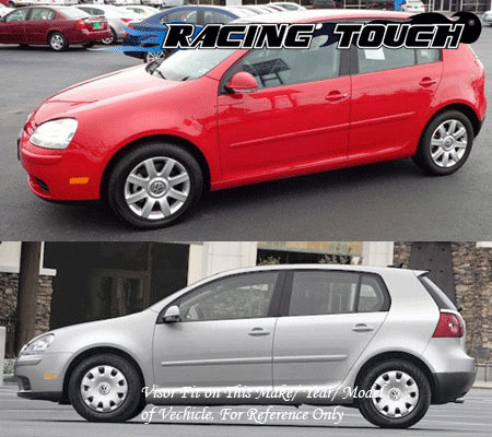 Volkswagen VW Rabbit Golf 06 07 08 2006-2008 Wagon 5D Window Visors Sun Guard - Picture 7 of 7