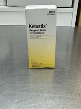 Ketostix Reagent Strips For Urinalysis 2881 Ketone 100 Strips Exp 9-28
