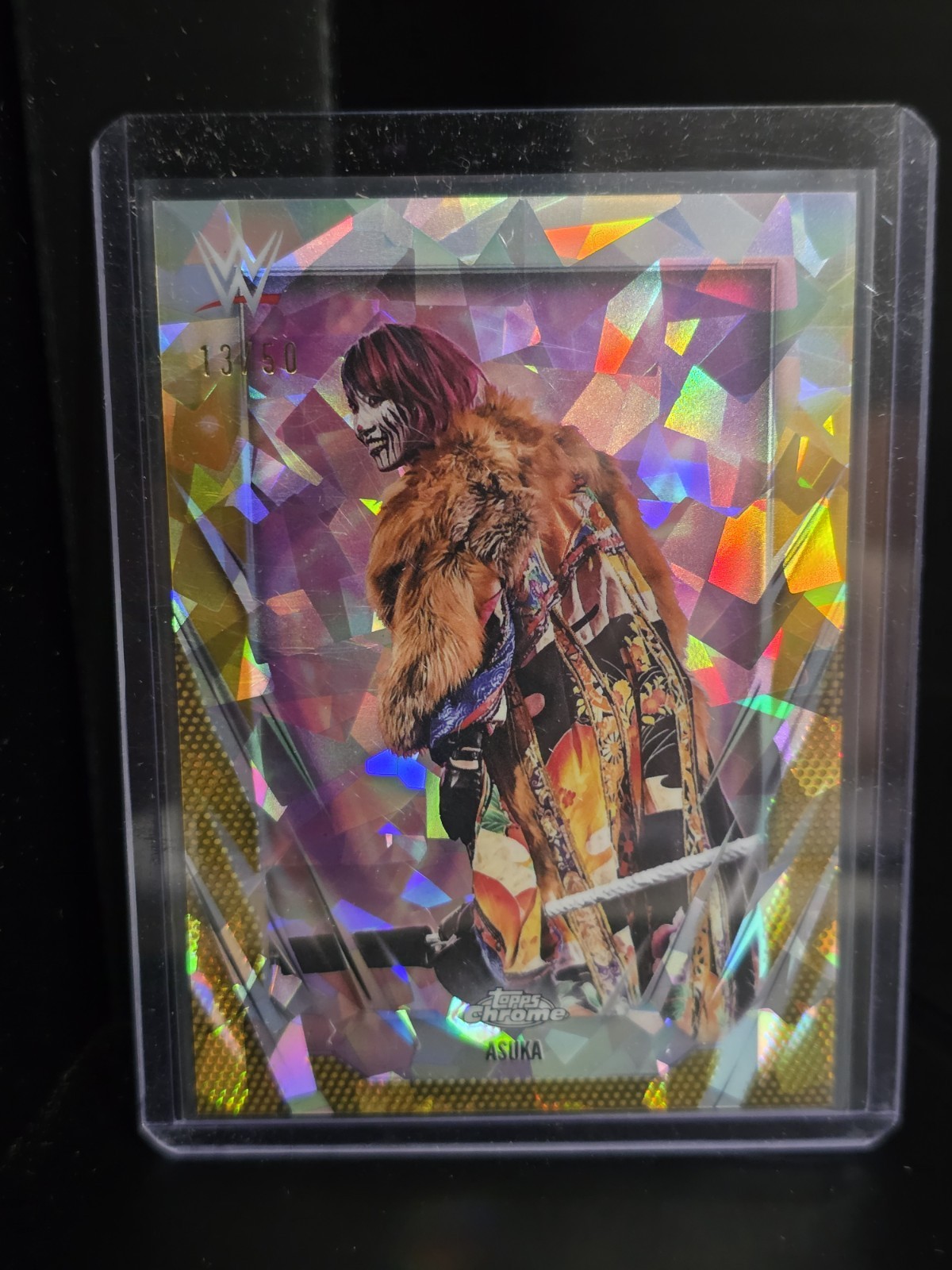 2026 Topps Chrome WWE Sapphire Edition - Asuka #27 Gold /50