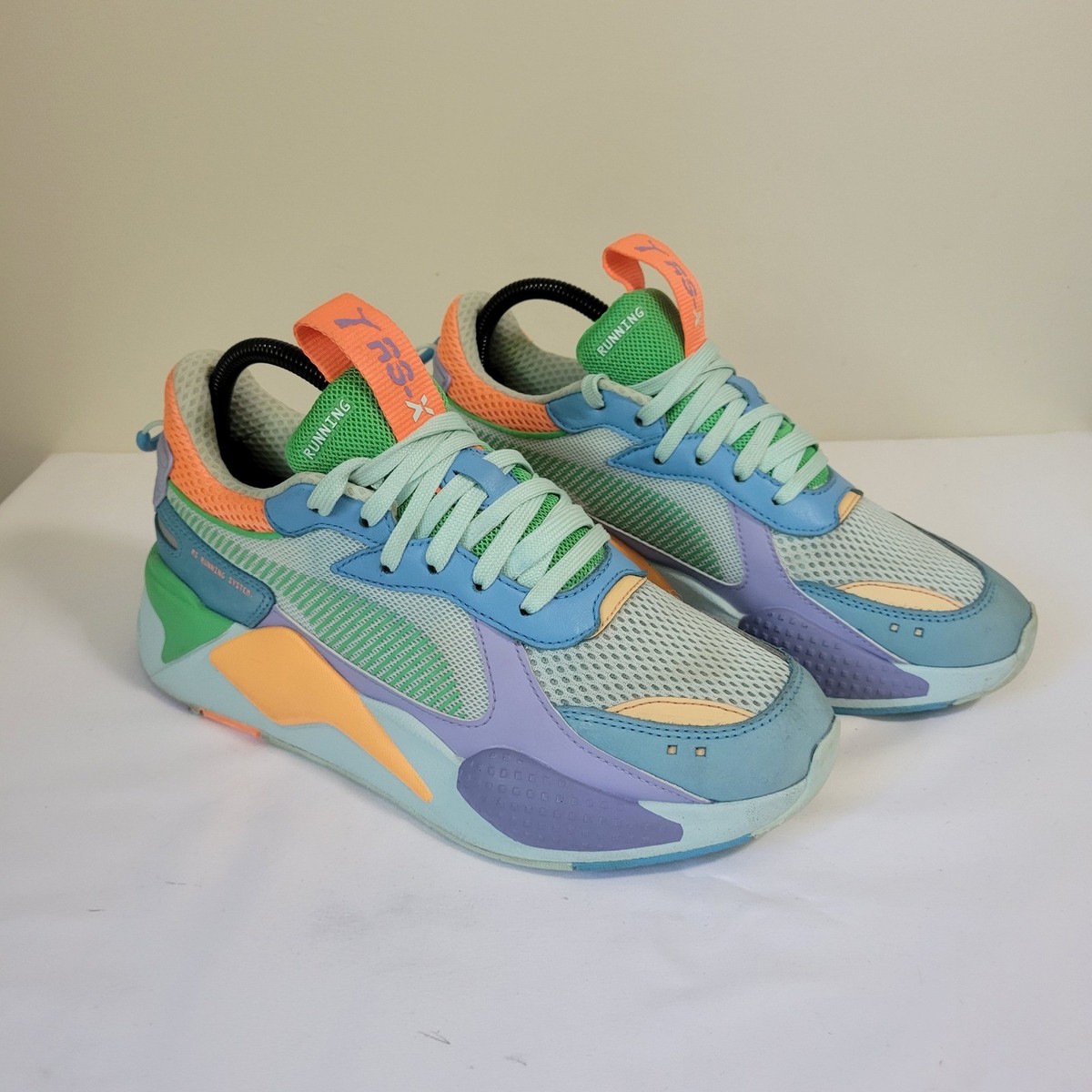 Puma RS-X Running System Sneakers Pastel Multi Color Retro 370750