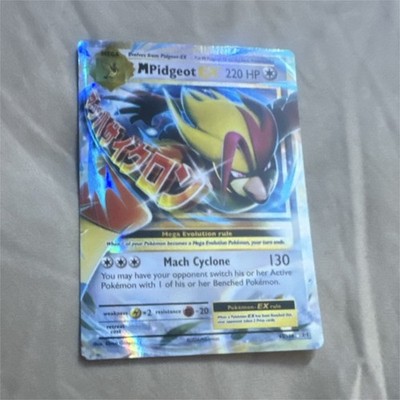 Pokémon TCG M Pidgeot EX Full Art Ultra Rare 65/108 Evolutions Holo 220HP
