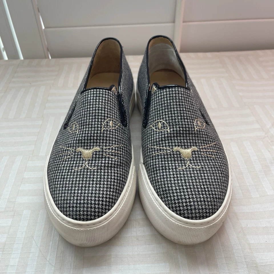 Charlotte Olympia “Cool Cats”  Slide On Sneakers Shoes Size 41 / 11 - Image 3 of 4