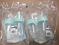 NWT 4 Motif Luna Containers 5oz Pumping Breastmilk Storage Bottles