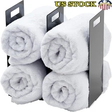 Interlocking Shelf Divider Towels Bathroom Laundry Space Saving Storage New