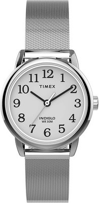 Timex TW2U07900 DISPLAY Women's Watch Indiglo Stainless Steel Band Easy Reader.